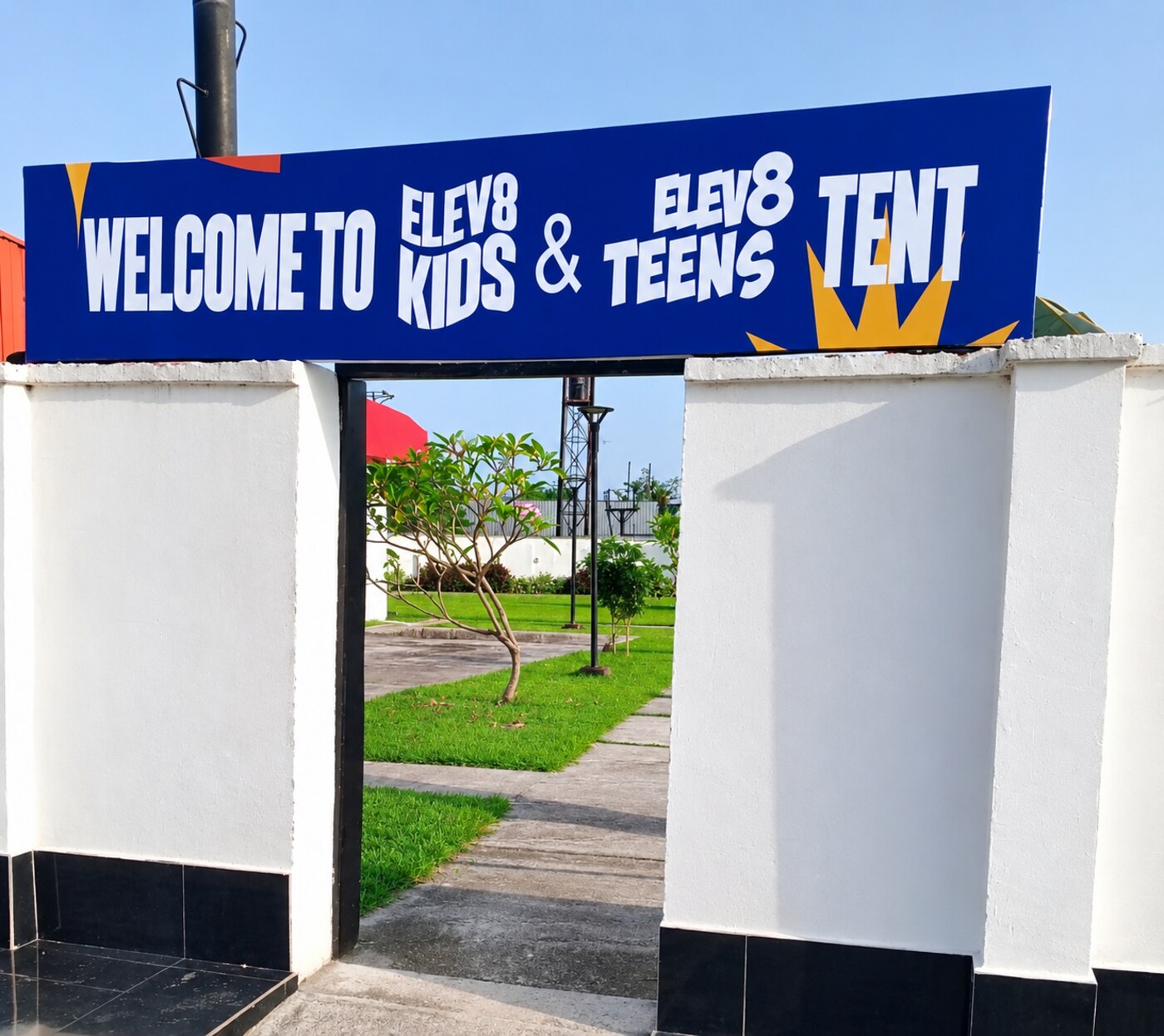 Welcome to Elev8 Kids and Elev8 Teens tent